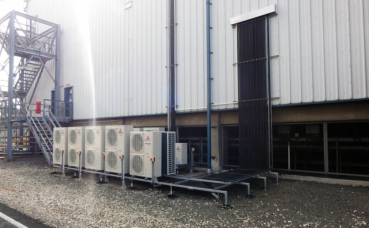 VPI Sub1 front view of air conditioning installation by Torr Engineering